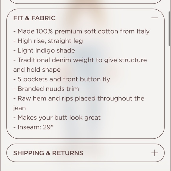 Nuuds Women's Straight Leg Jeans - Light Blue - Picture 5 of 5